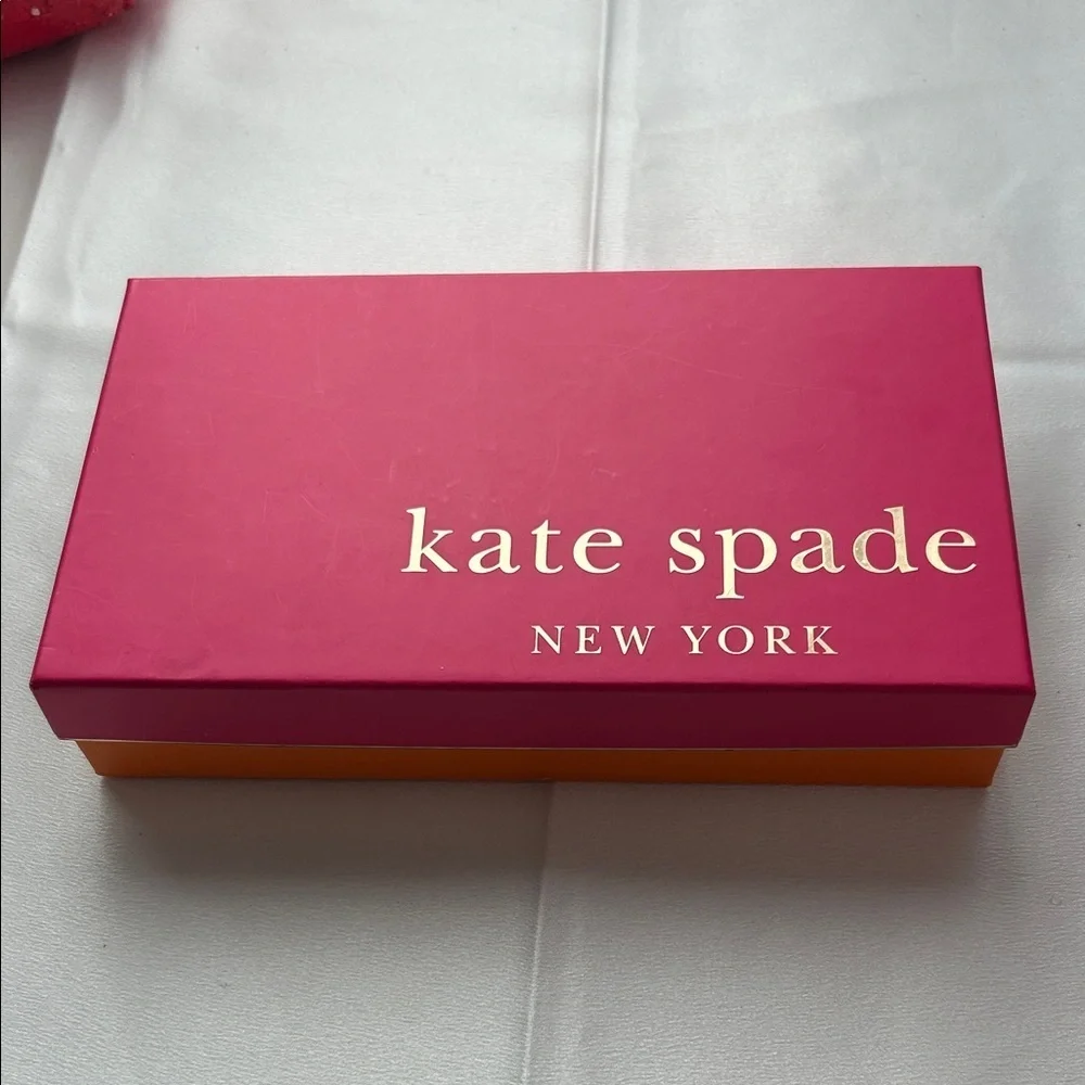 Kate spade empty box pink and orange